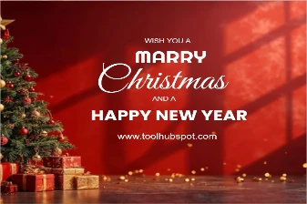 Use Happy Christmas & New Year Template