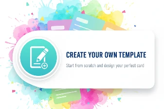 Use New Blank Card Template