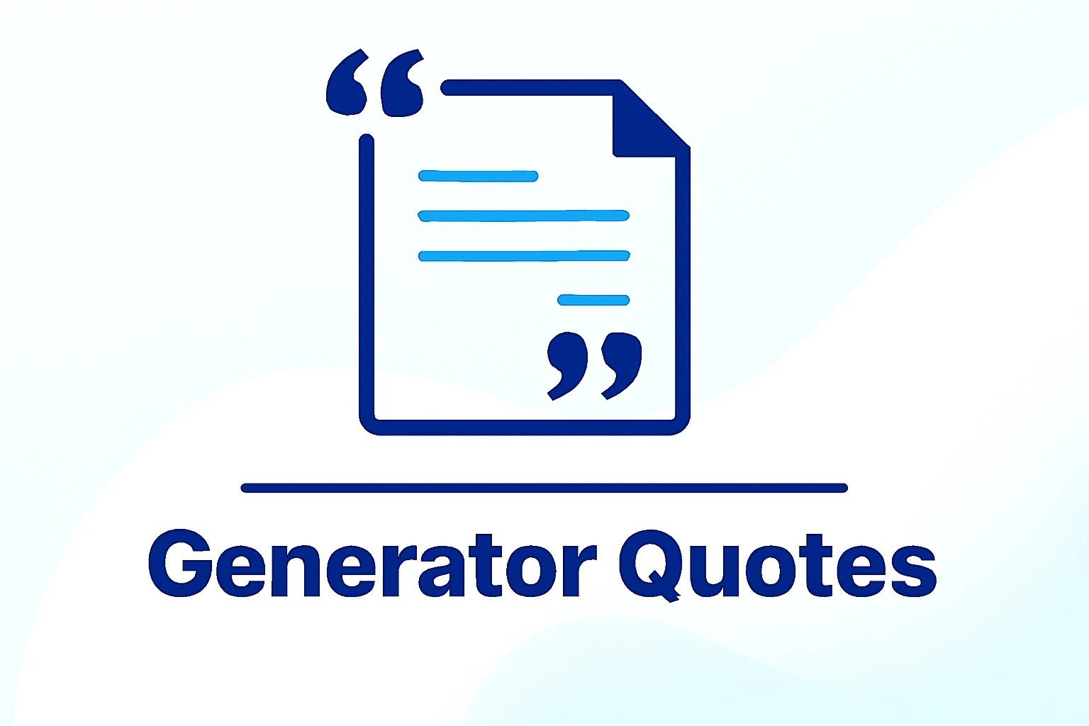 Generate Quote - Online Tool